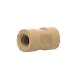 Union Body PEEK .050 thru hole, for 1/8" OD
